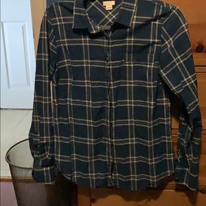 Blue jcrew shirt